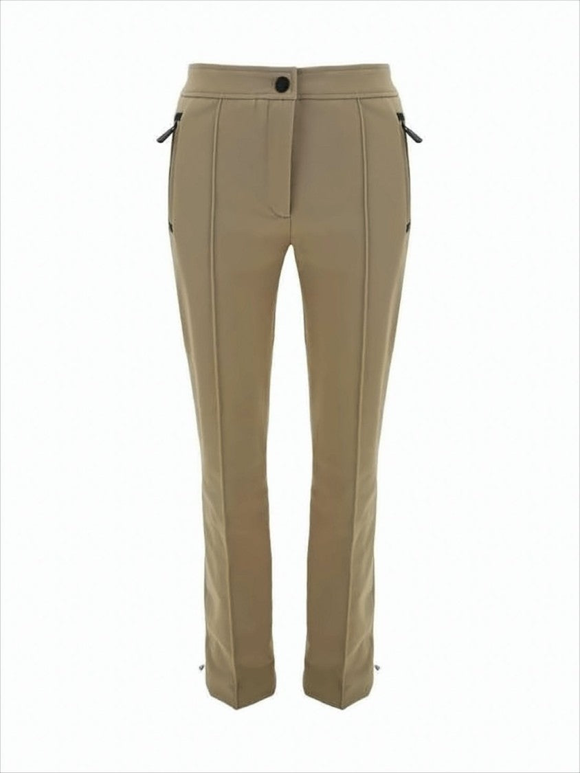 Tailored Brown Straight Pants