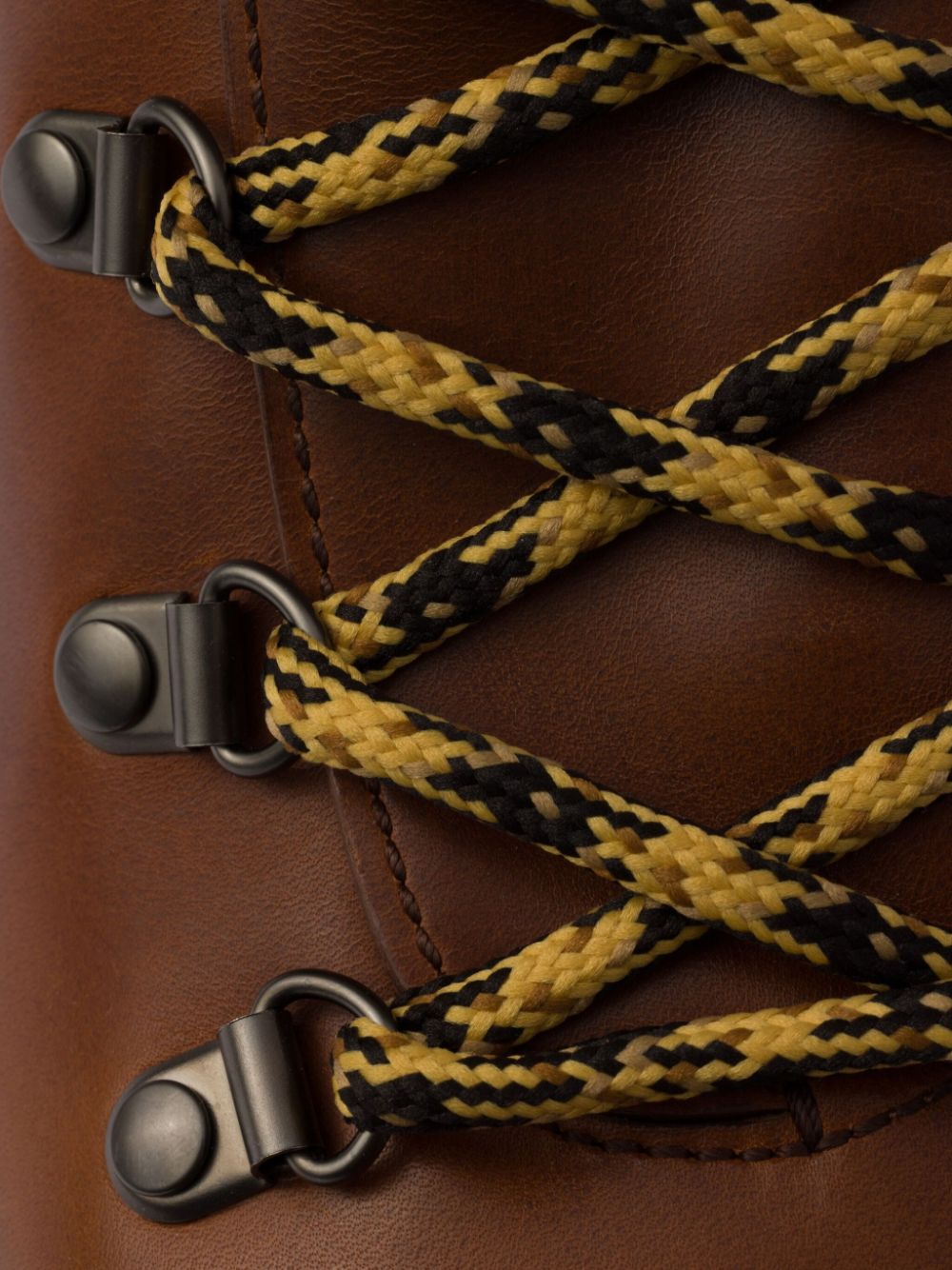 Laced Leather Ankle Boots