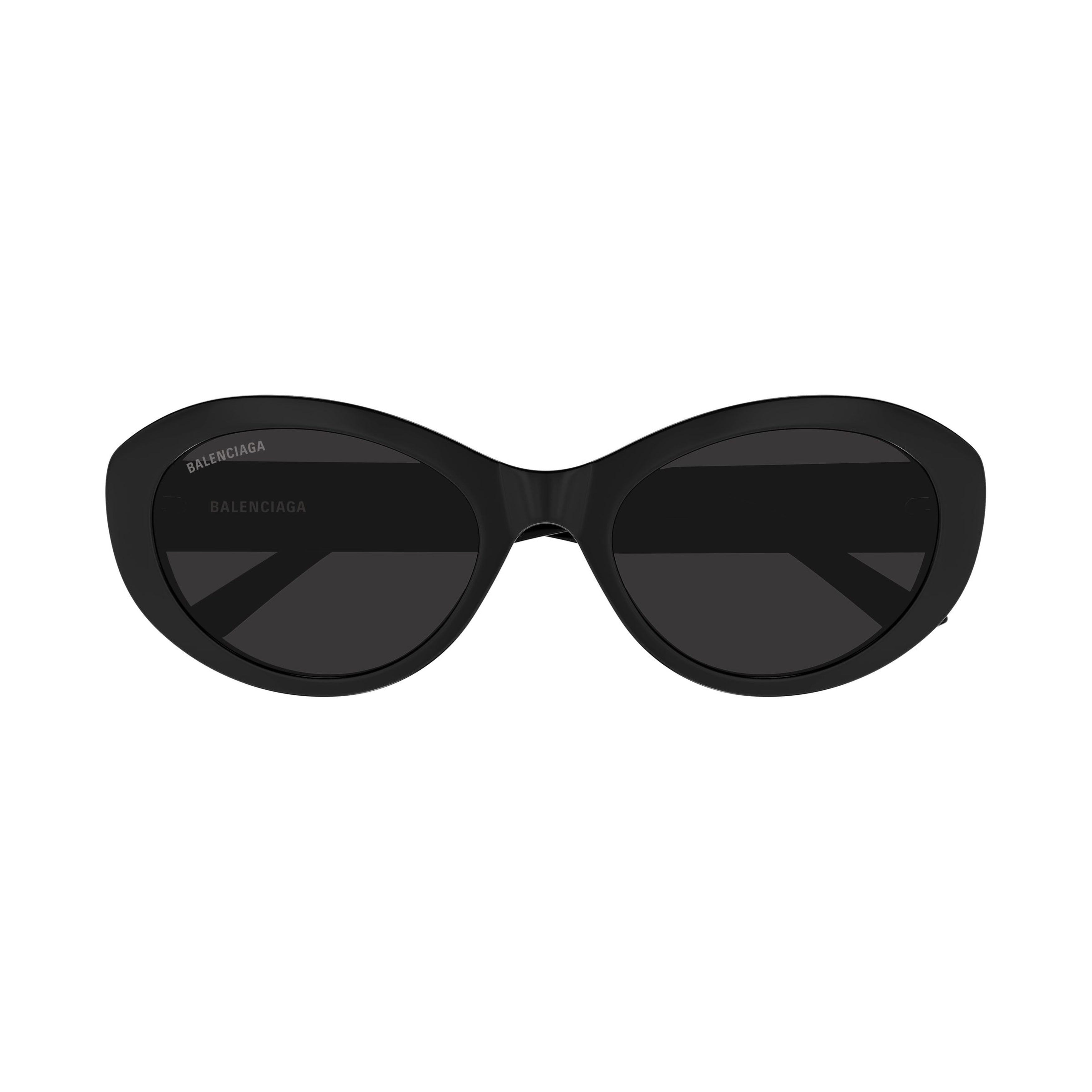 Bb0446s Oval Frame Sunglasses in Glossy Black