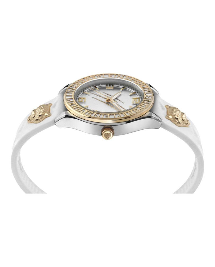 Quartz Movement Stainless Steel Watch With Enamel Dial
