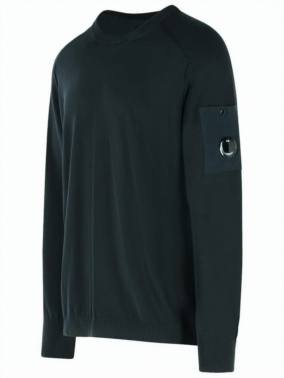 Cotton Crepe Crewneck Sweatshirt