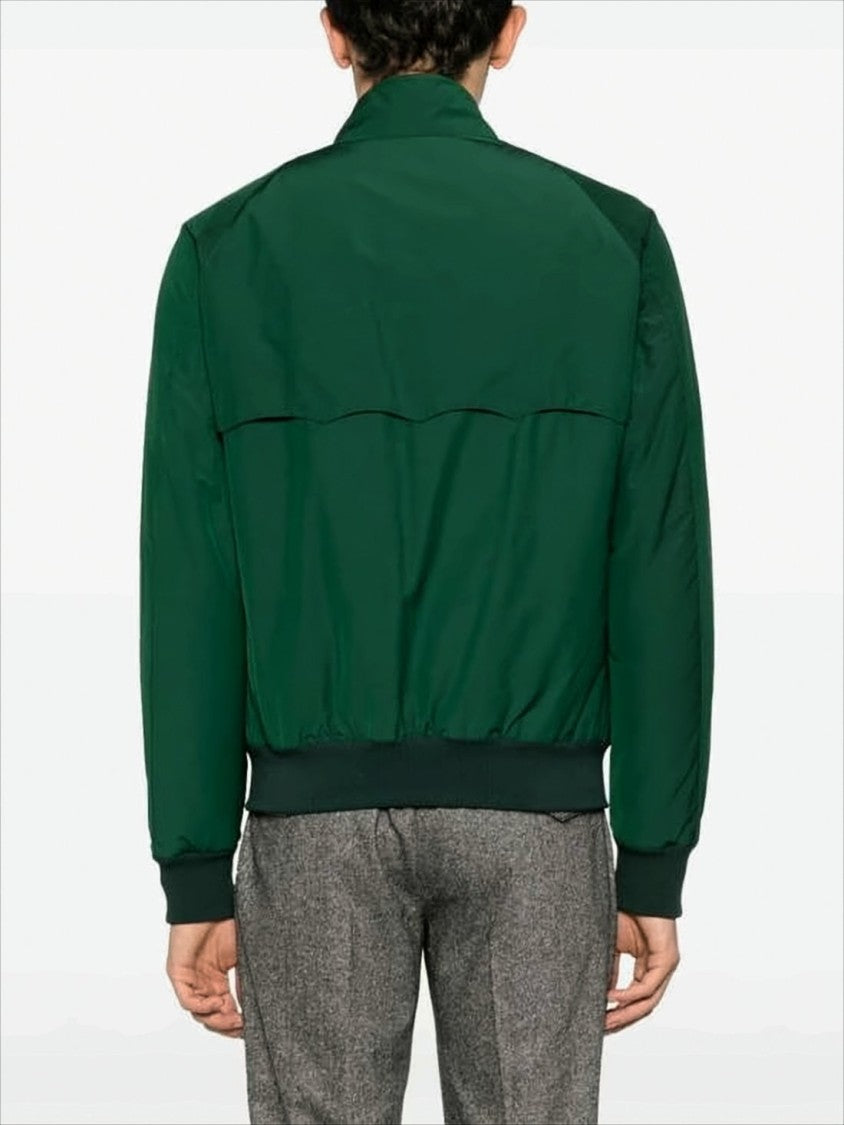 Rich Green Baracuta Bomber Jacket with Flap Pockets