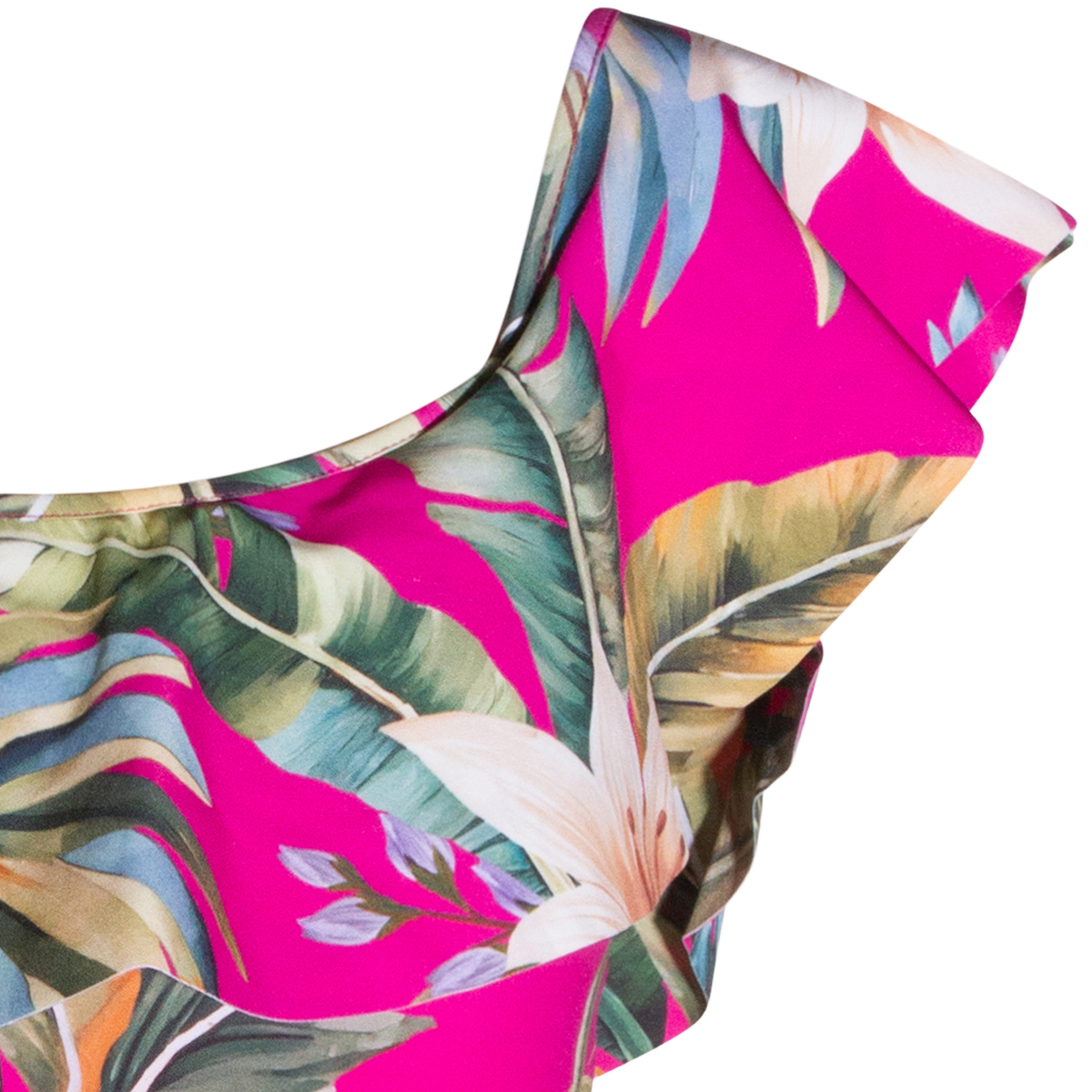 Vibrant Sea-Inspired Swimsuit With Playful Motifs