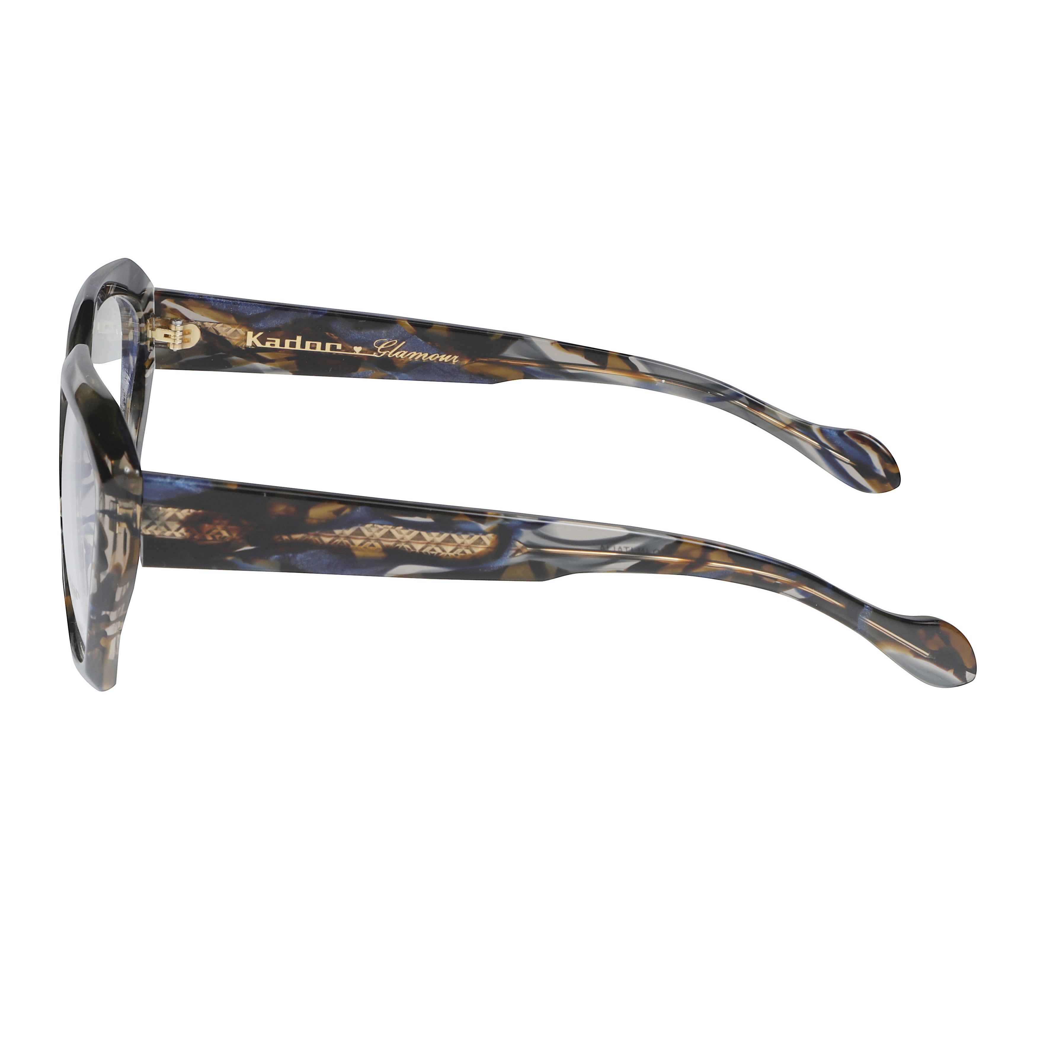 Marilyn/K-V Oversized Geometric Tortoiseshell Eyeglasses