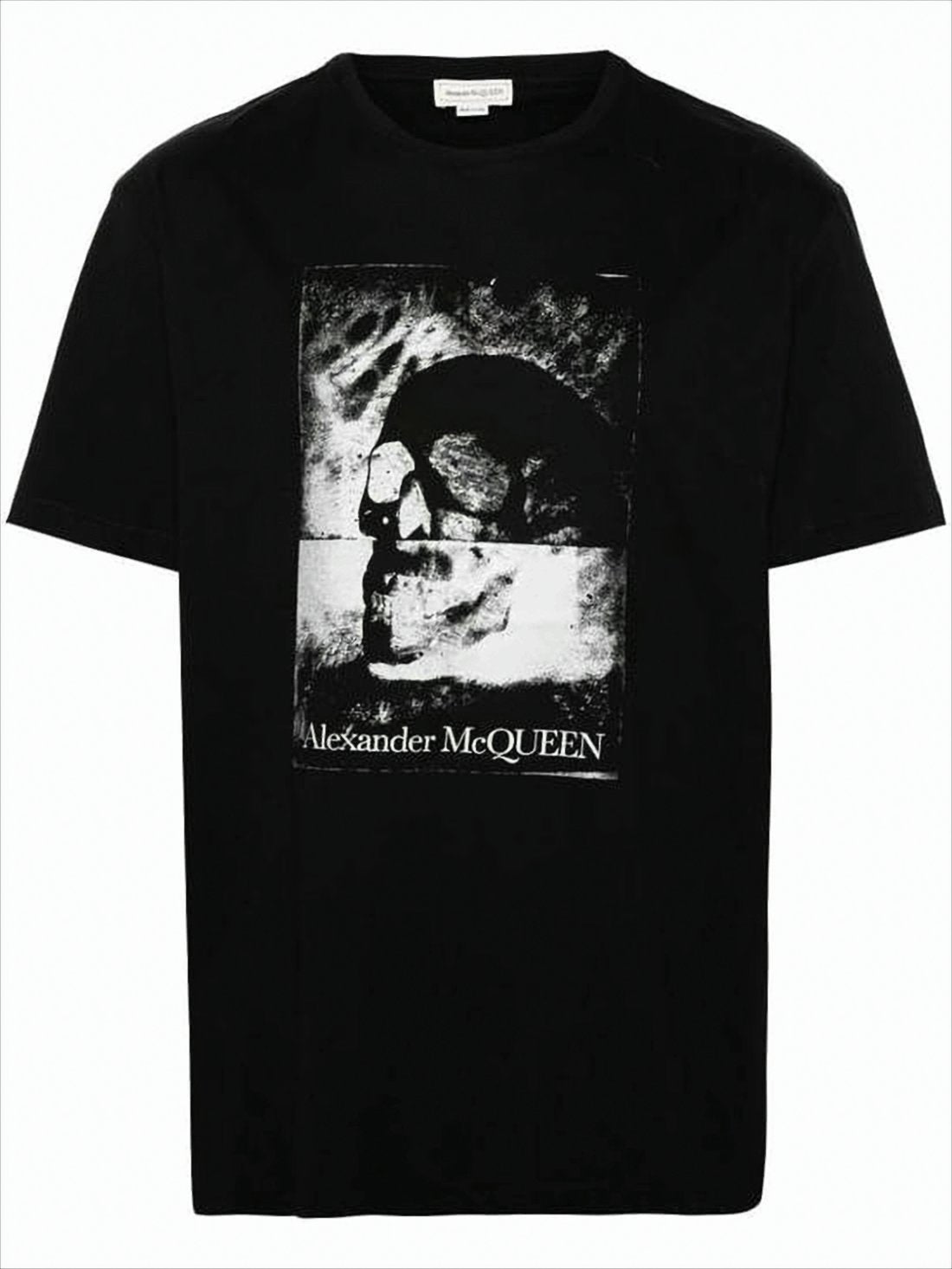 Graphic Skull Print Black T-Shirt