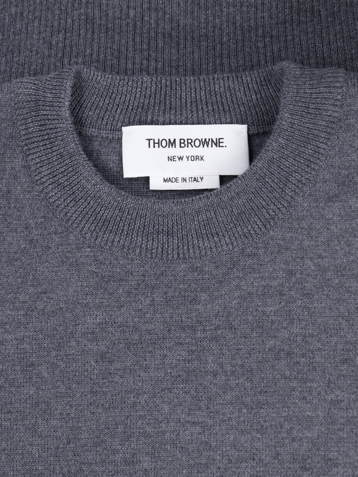 Crew Neck Sweater with Bold Stripe Accents