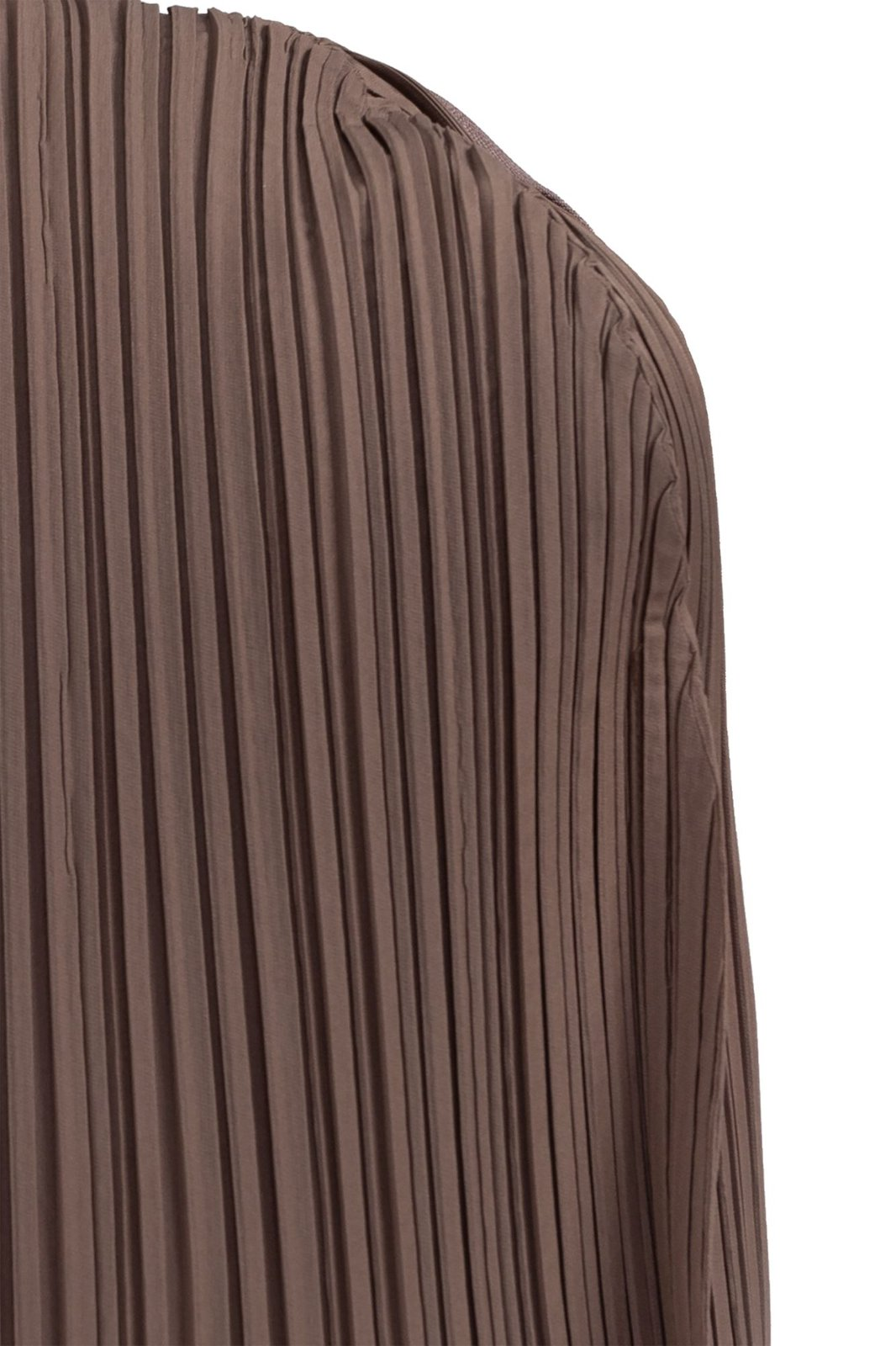 Pleated Design Backpack with Textured Surface