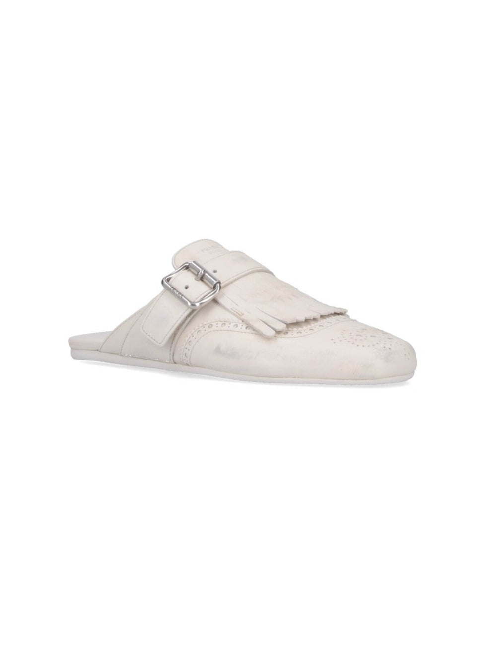 "Shuffle" Sabots – White