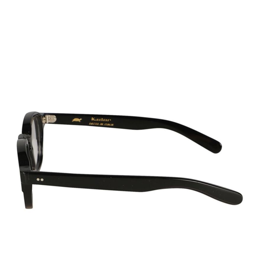 Jack Bold Thick Black Frame Sunglasses with Silver Accents