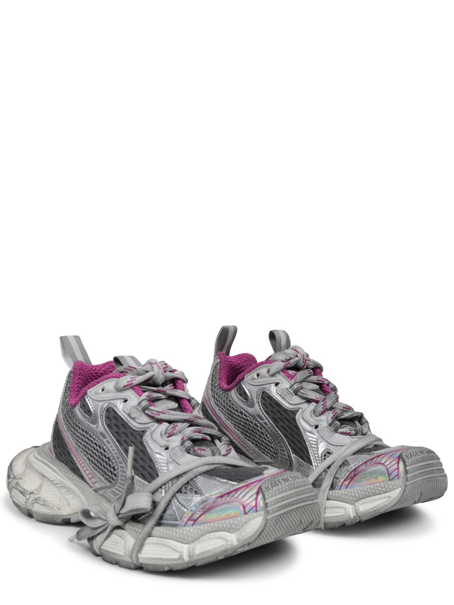 Layered Chunky Sneakers With Vibrant Accents