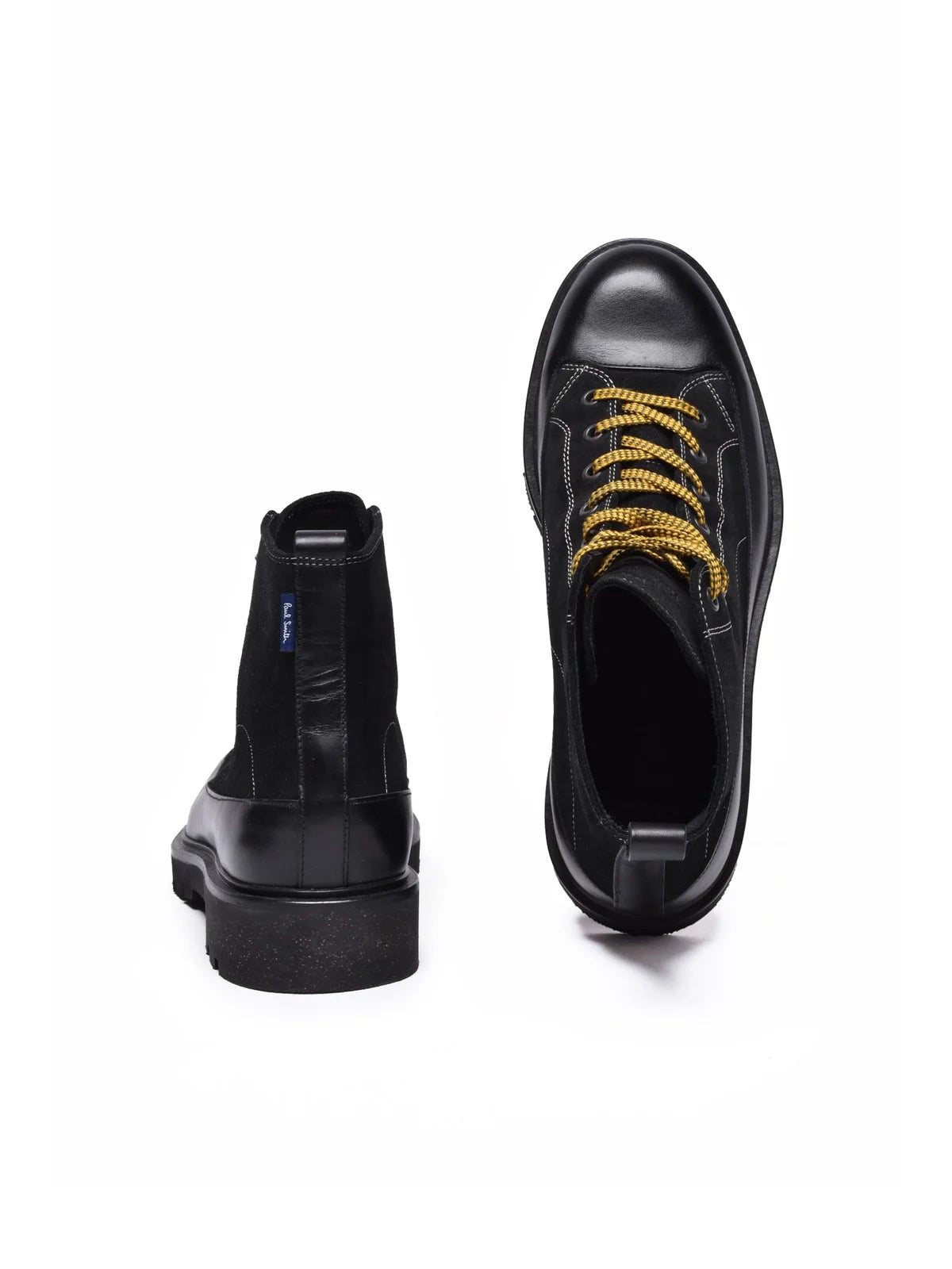 Paul Smith Leather Boot Rubber Sole - Black