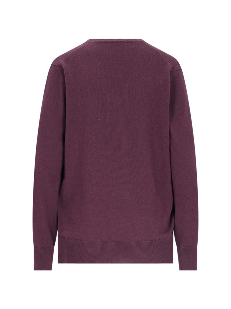 V-Neck Sweater In Purple Cashmere Purple