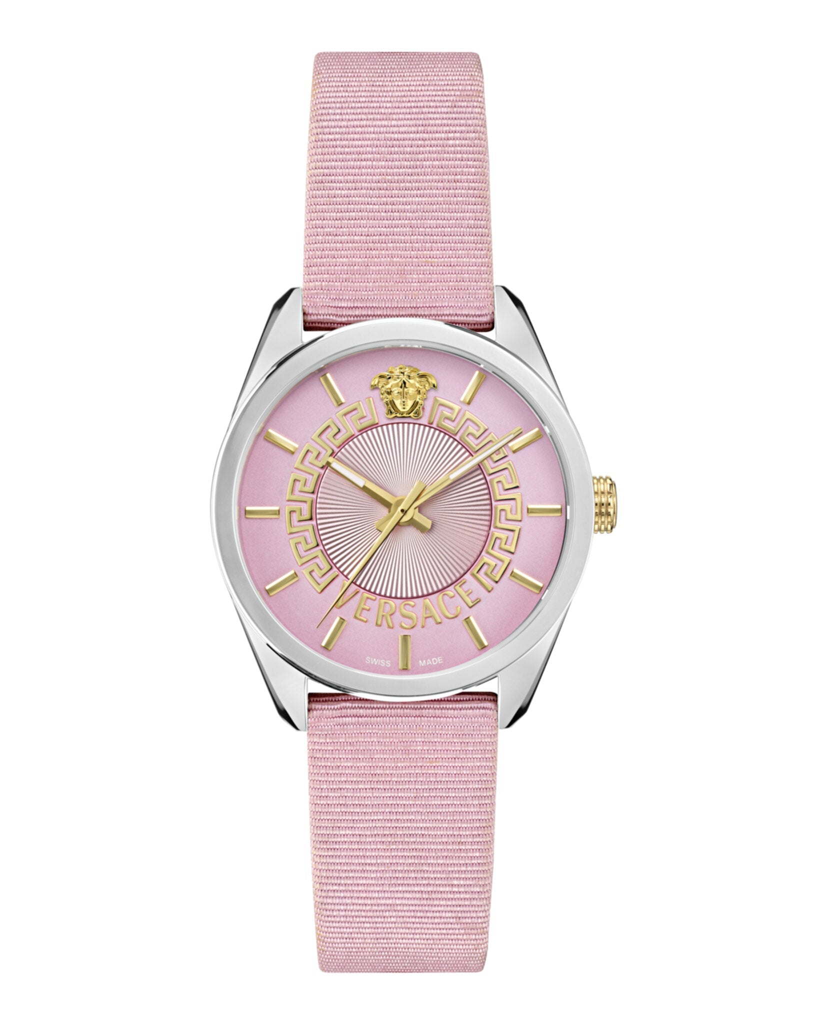 New V-Circle Grosgrain Watch