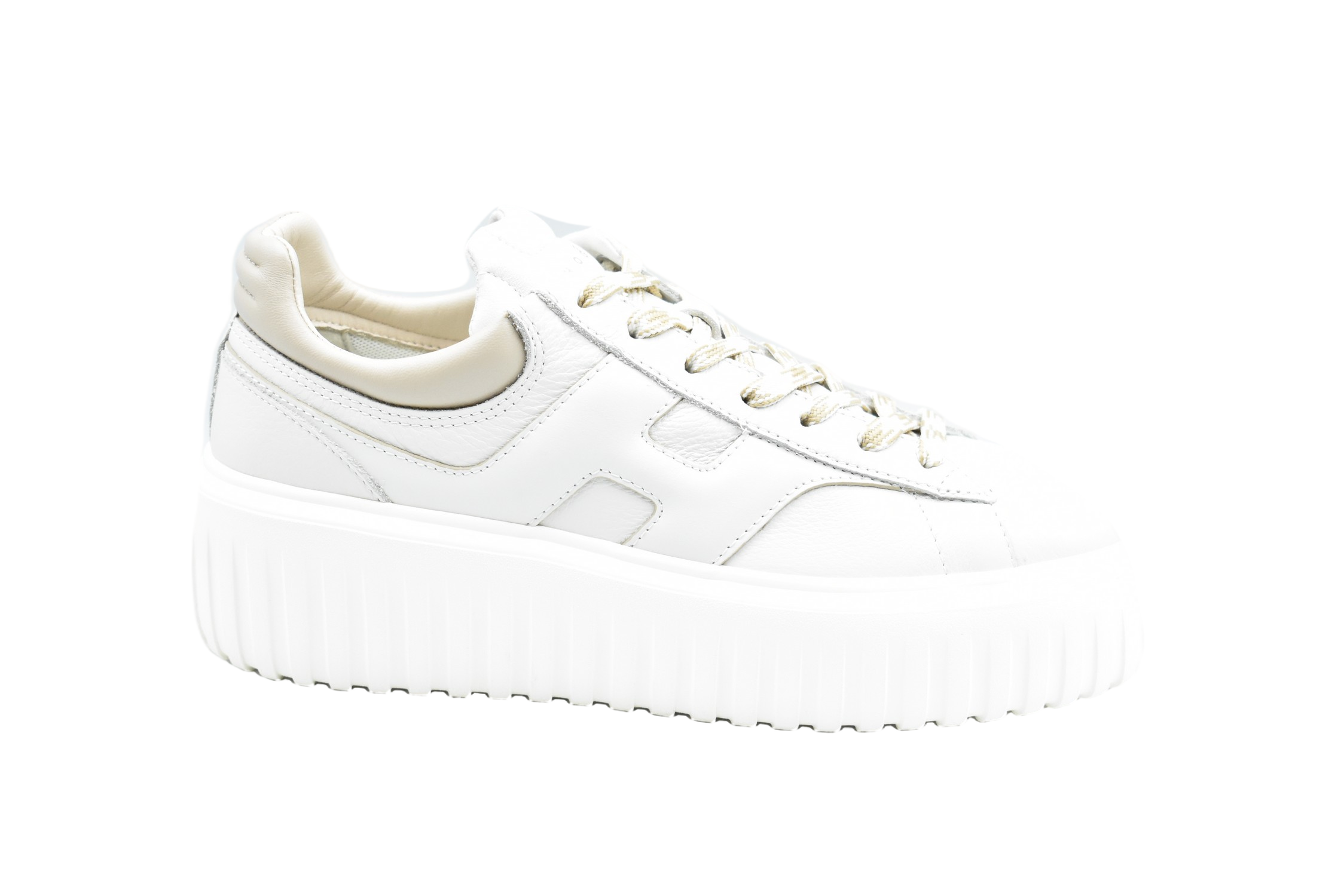 Versatile H-Stripes Platform Sneakers