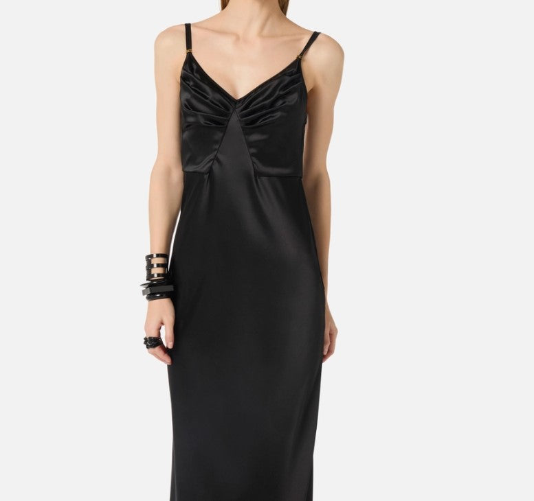 Red Carpet Satin Mermaid Evening Dress
