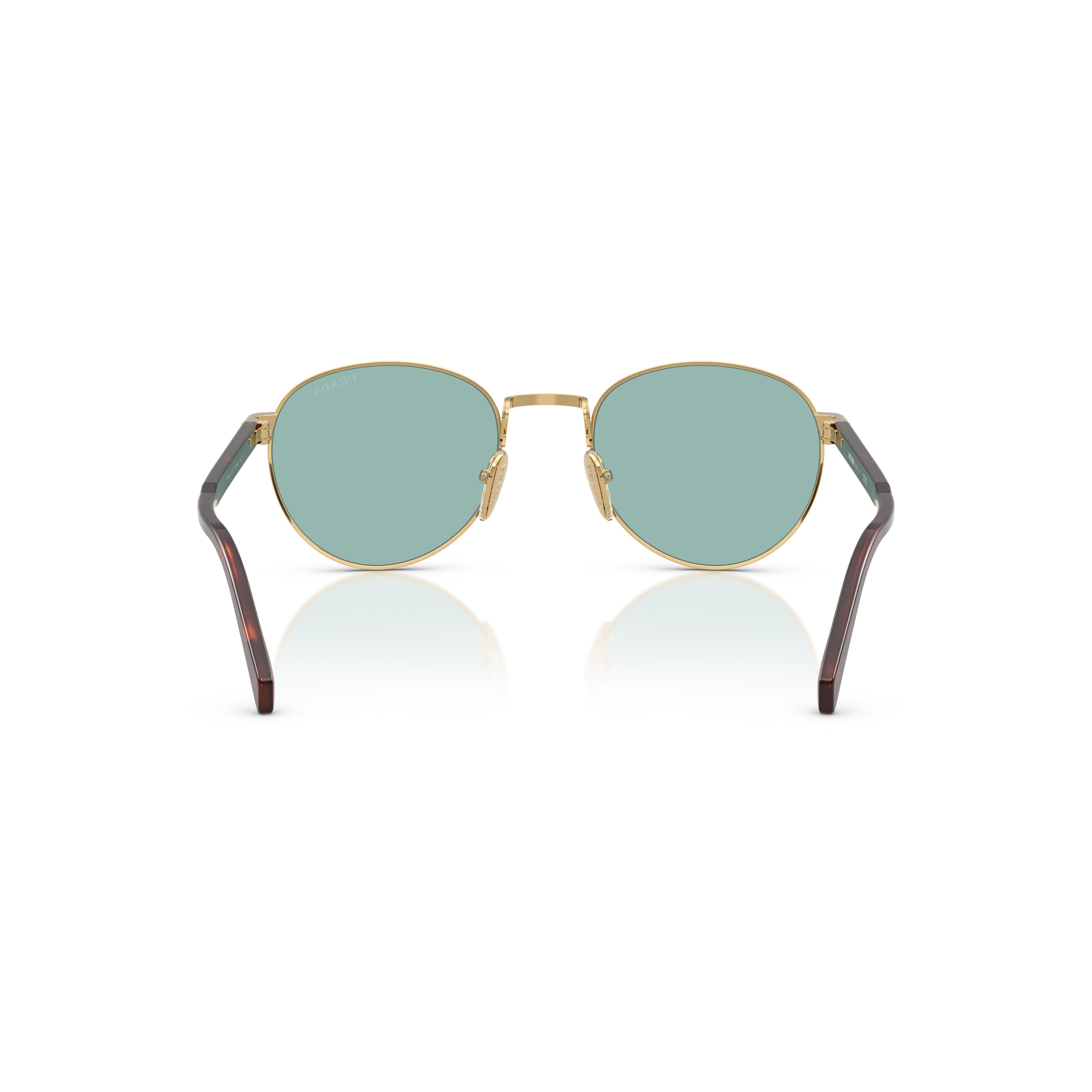 0pr B51s Round Green-Tinted Lenses