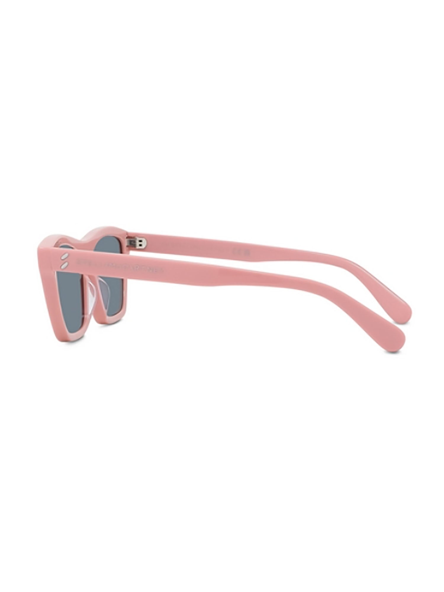 Angular Frame Sunglasses with Pastel Accents