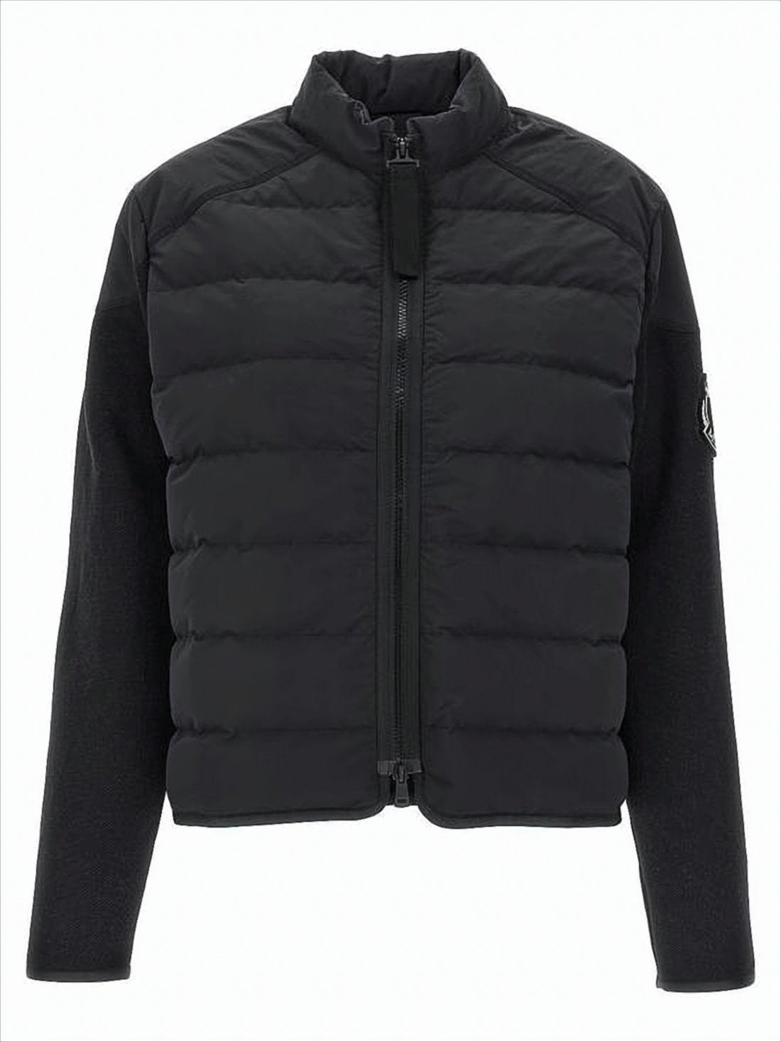 Quilted Padded Down Jacket with Design