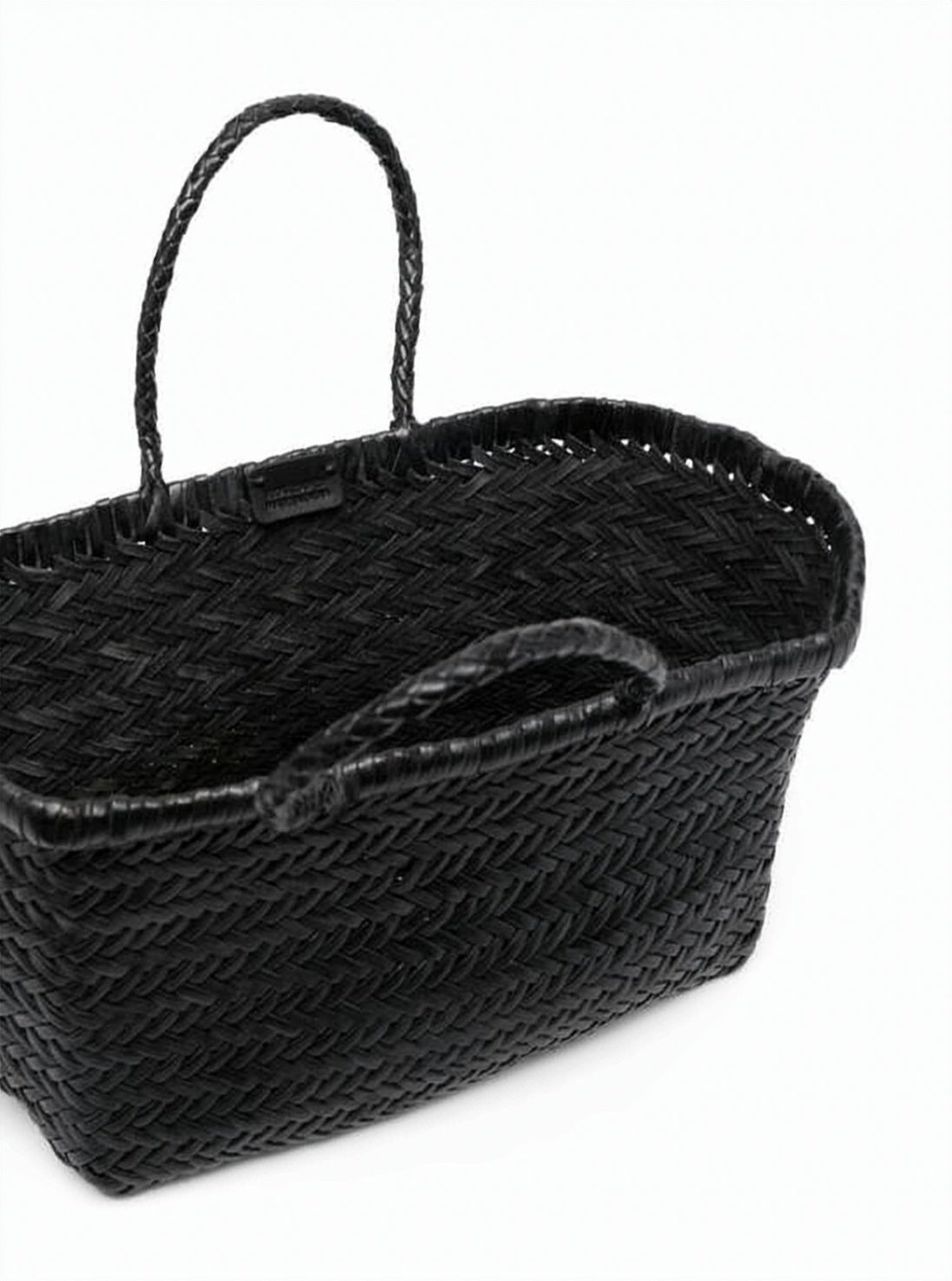 Woven Calf Leather Tote Bag