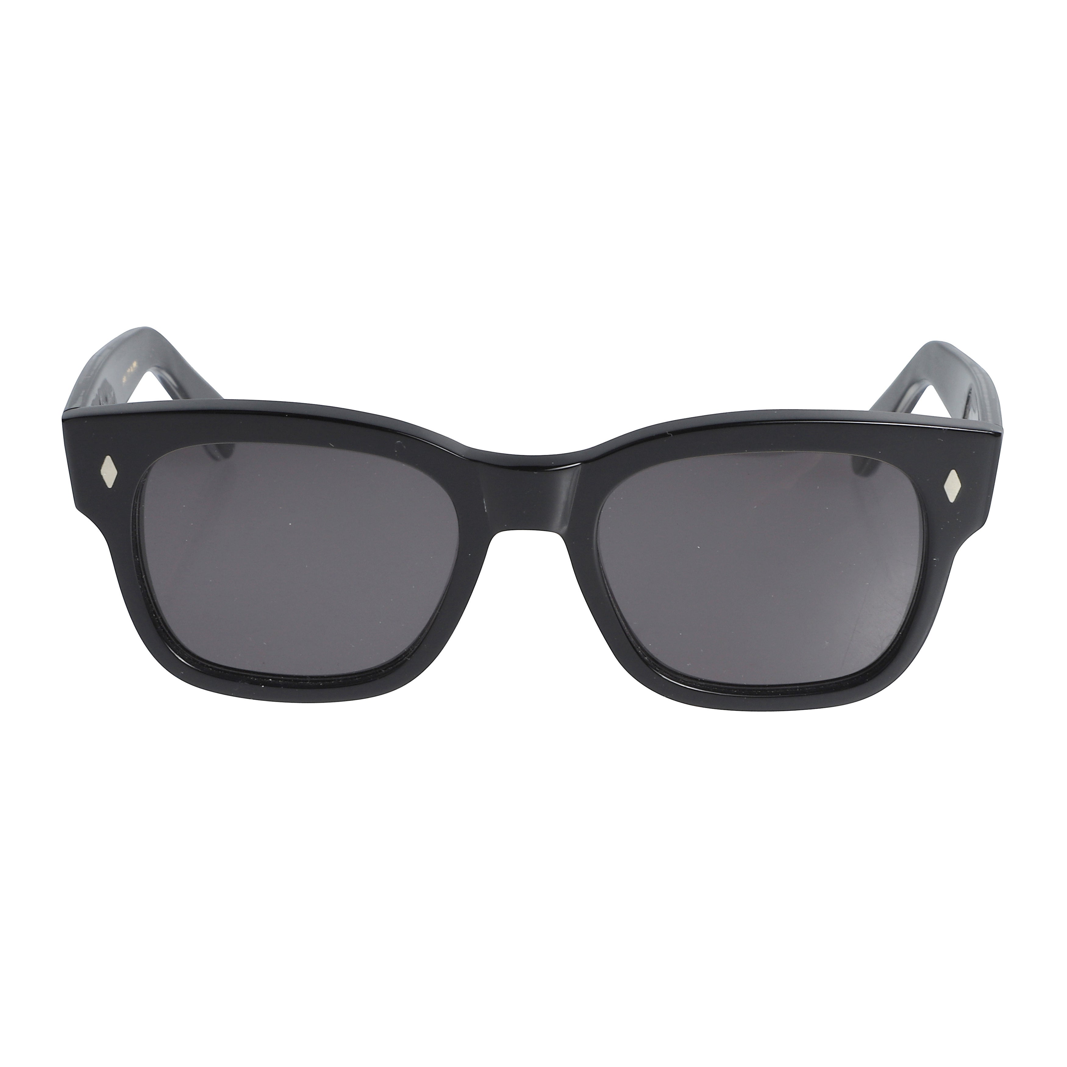 Timeless/N 1962 Glossy Black Rectangular Frame Sunglasses