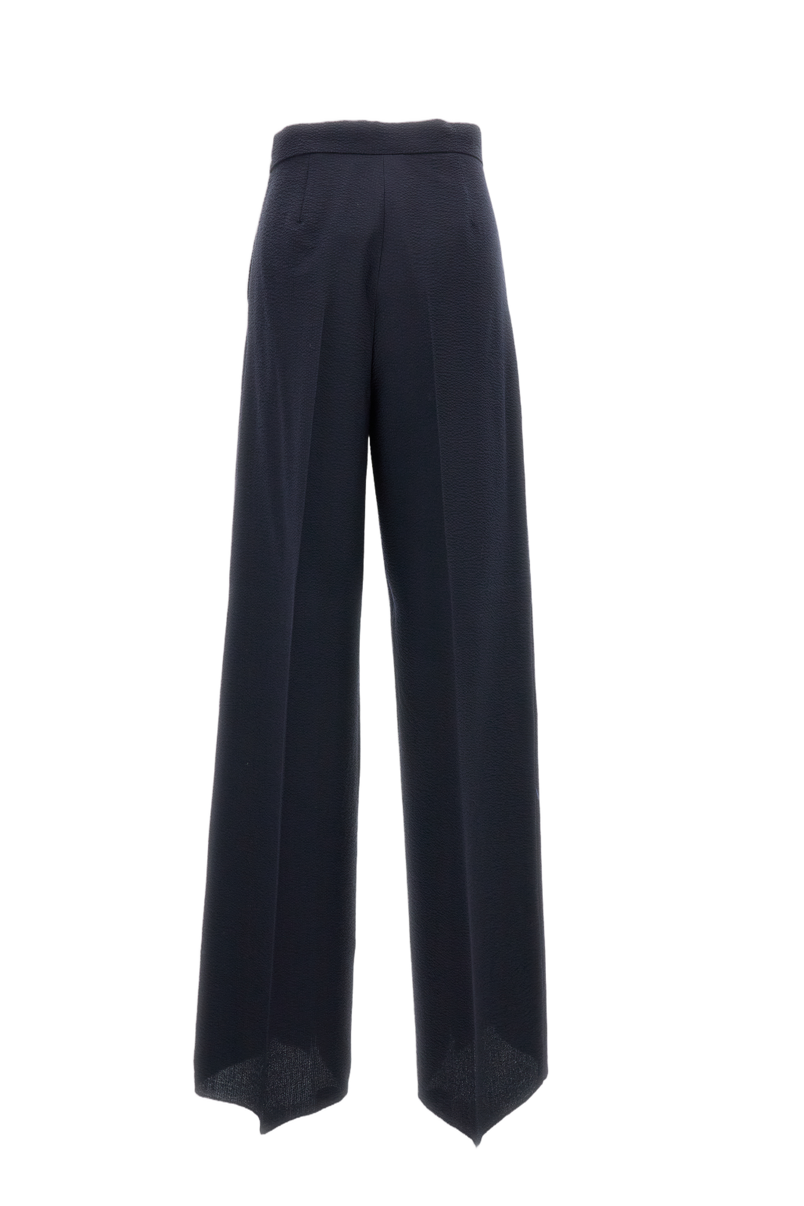 Straight-Leg Trousers With Front Pleats