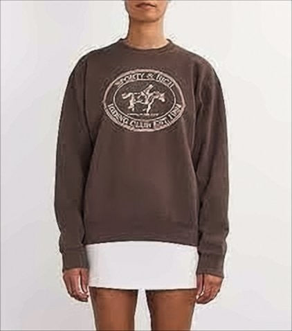 Relaxed Fit Long-Sleeve Top with Graphic Design