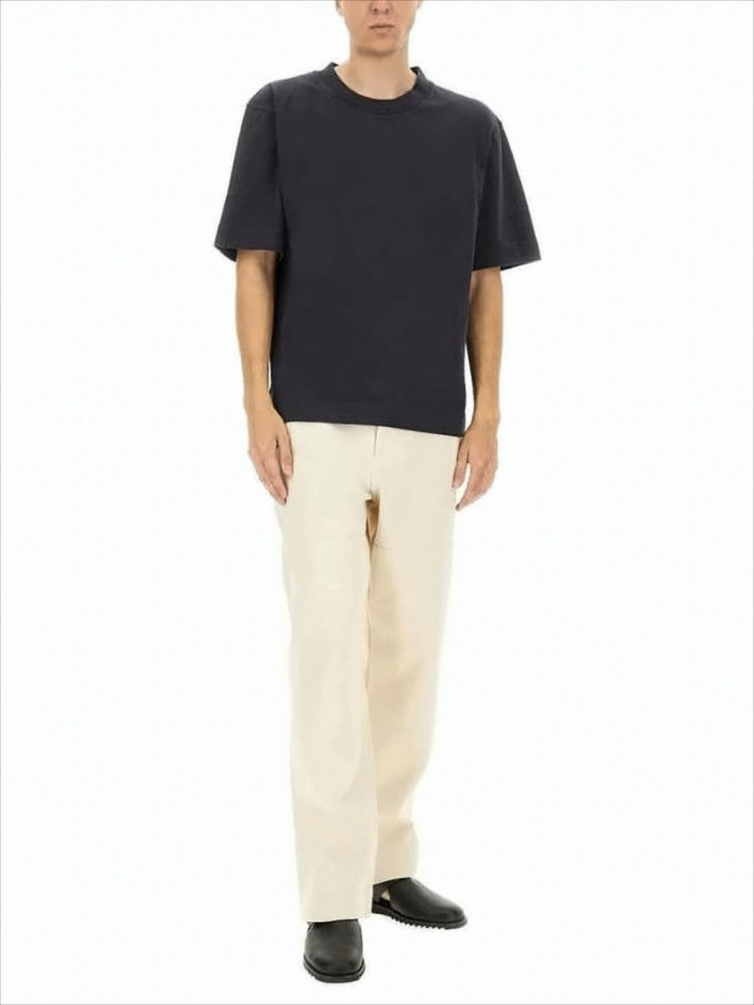 High-Waisted Straight Pants with Minimalist Design