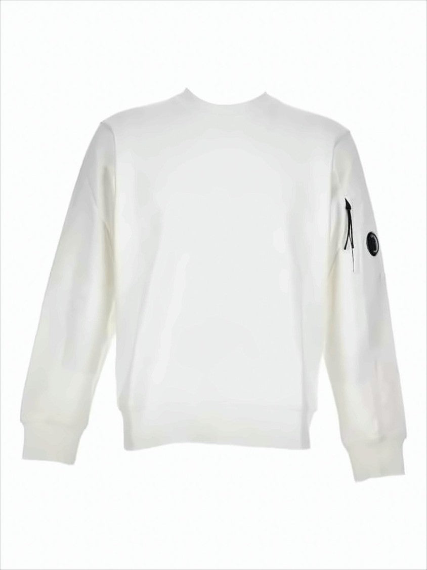 Long-Sleeve Minimalist Cotton T-Shirt With Zippered Pocket