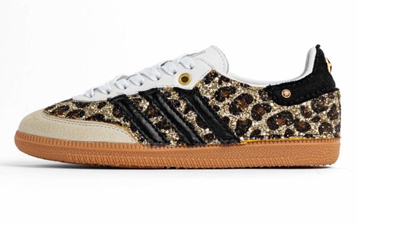Leopard Print Low-Top Sneakers