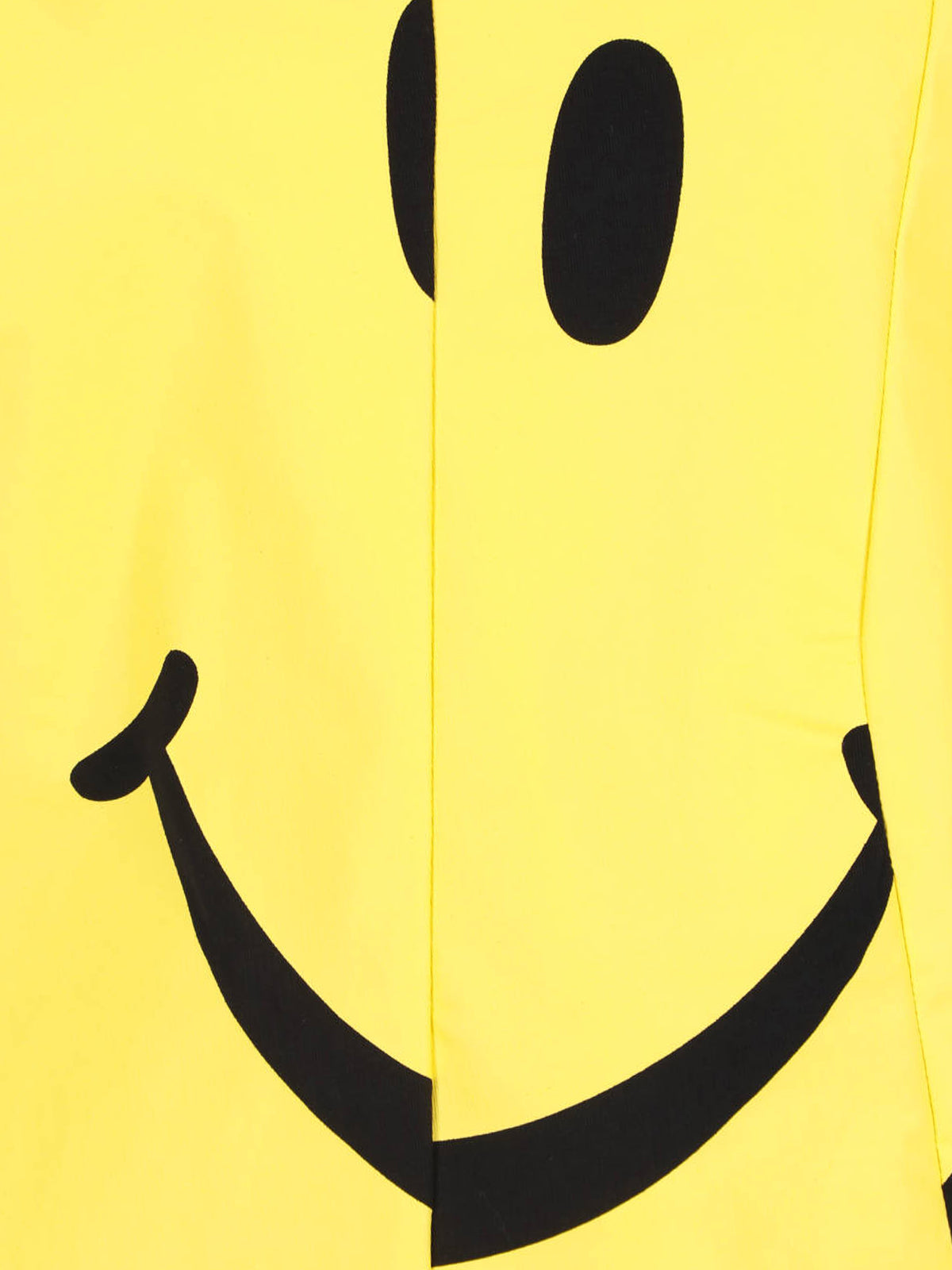 Black A-line Smiley Graphic Mini Dress