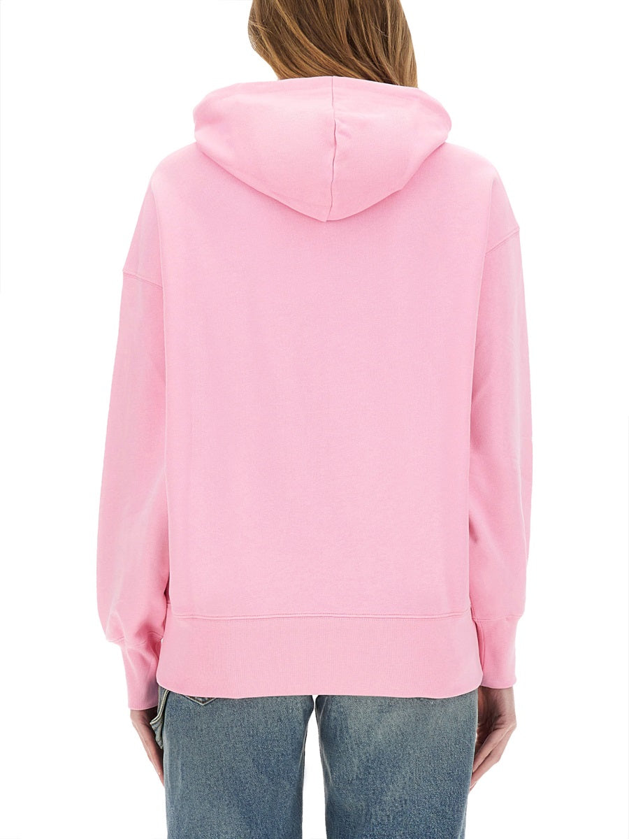 Relaxed Fit Pink Sweatshirt
