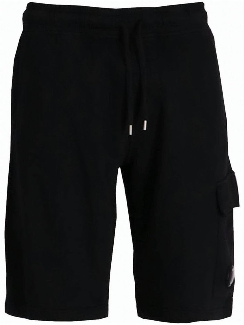 Relaxed Fit Cargo Shorts with Elastic Waistband