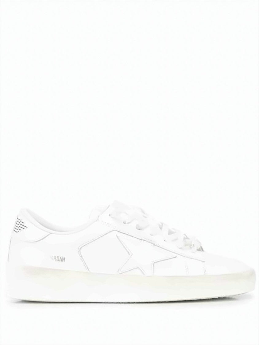 Low-Top Sneakers With Star Panel And Vintage Detailing