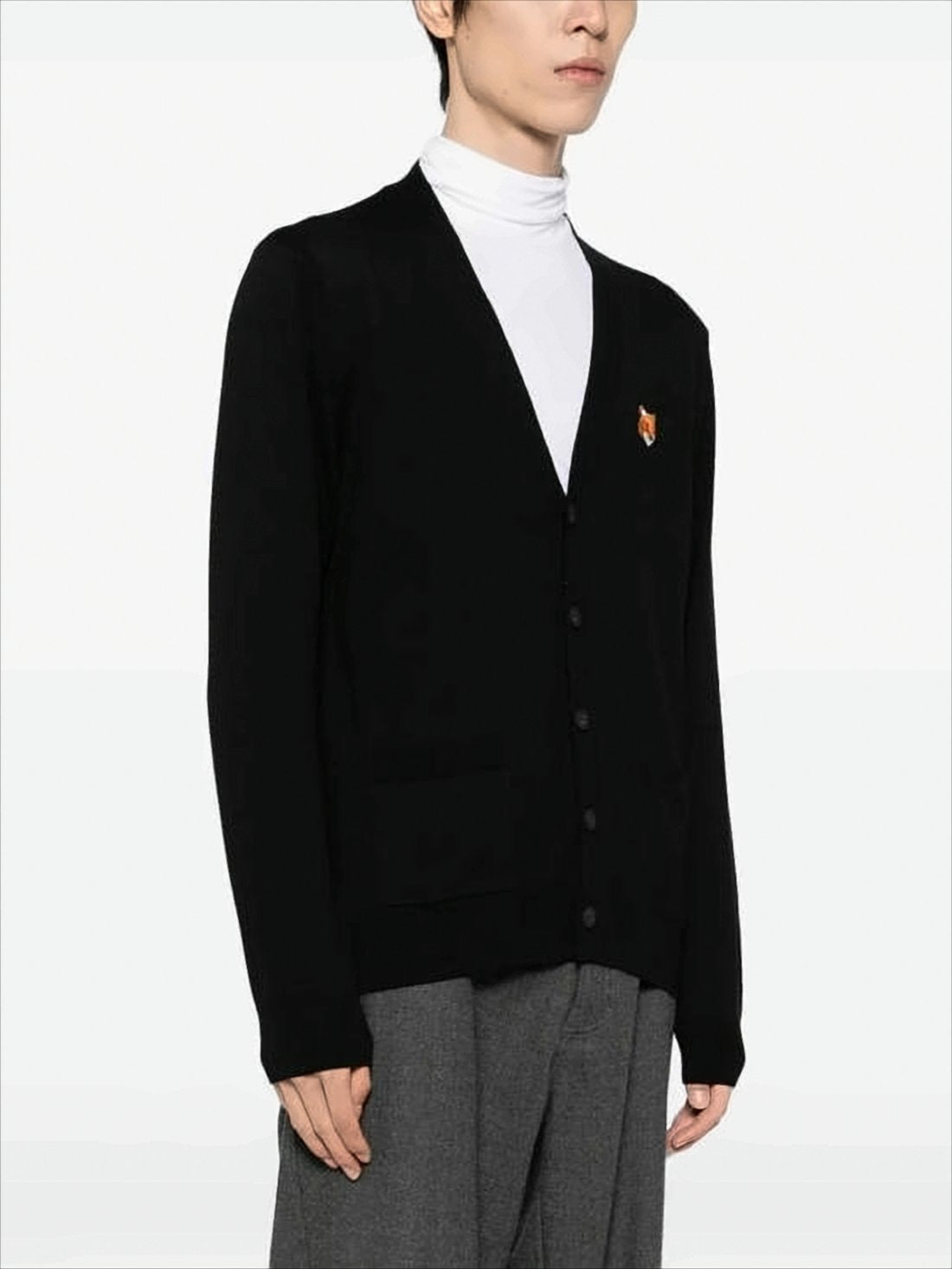 Classic V-Neck Button-Down Cardigan