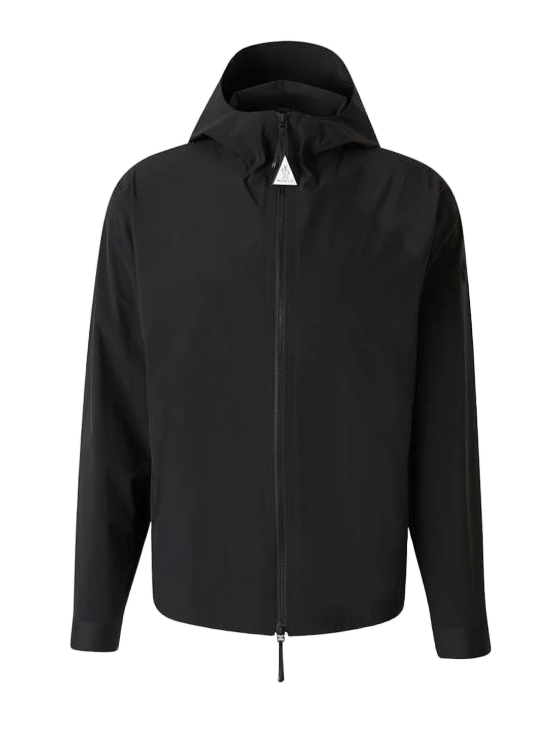Minimalist Black Jacket with Full Zip