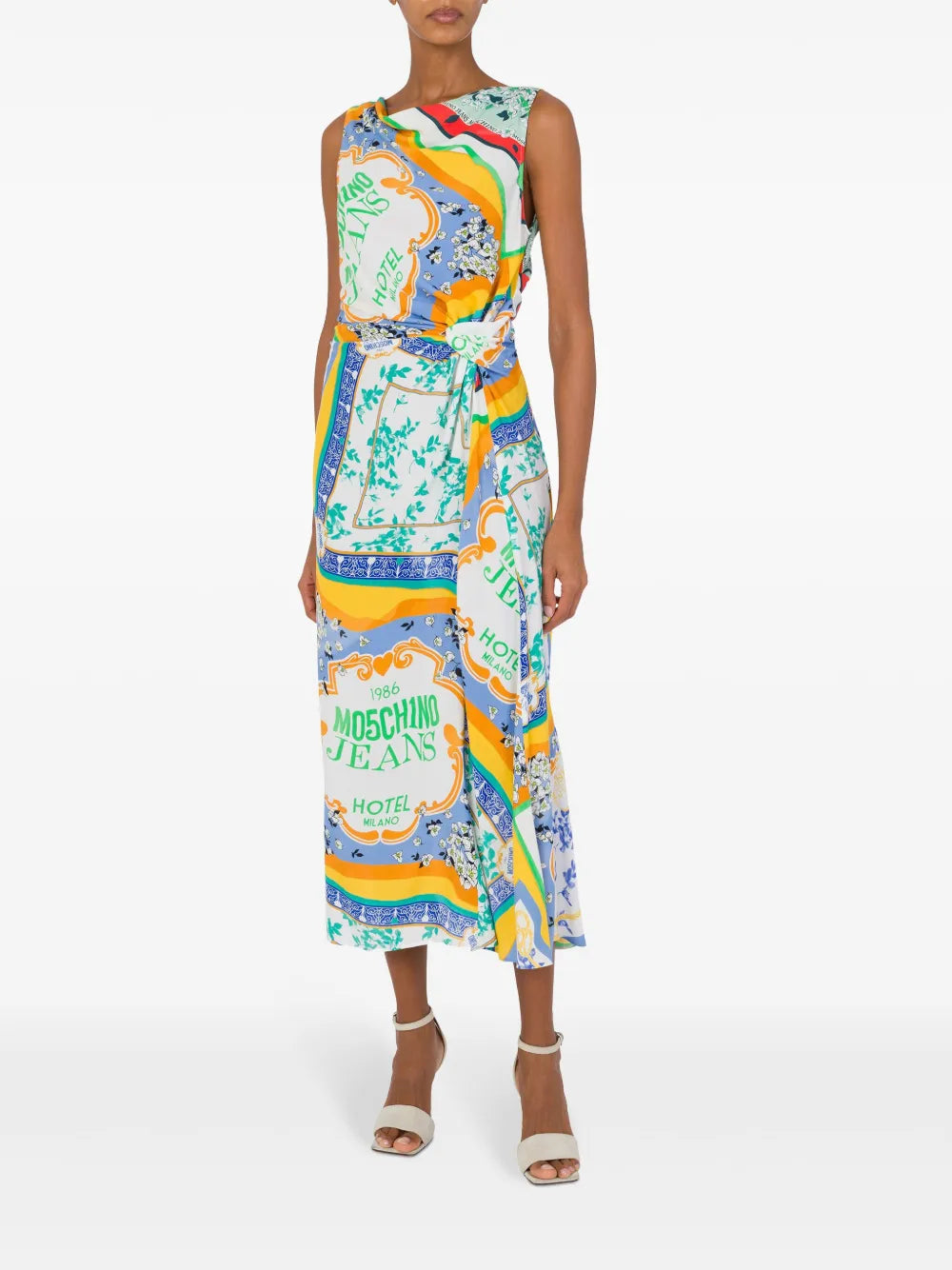 Classic Fitted Bodice Dress with Flared Skirt