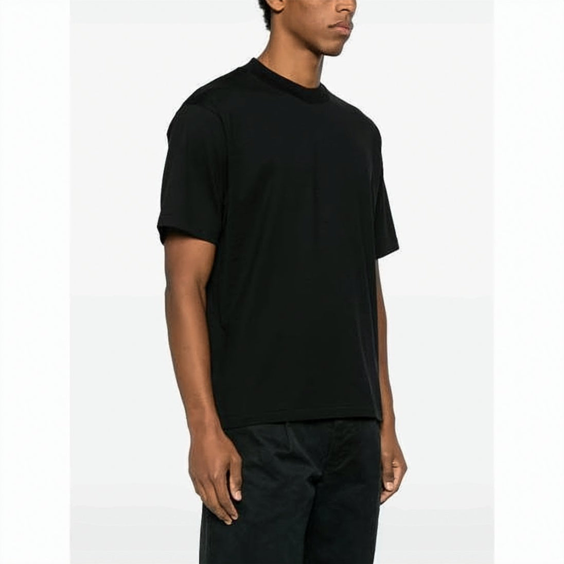 Minimalist Black Crew Neck Kaptain Sunshine T-Shirt