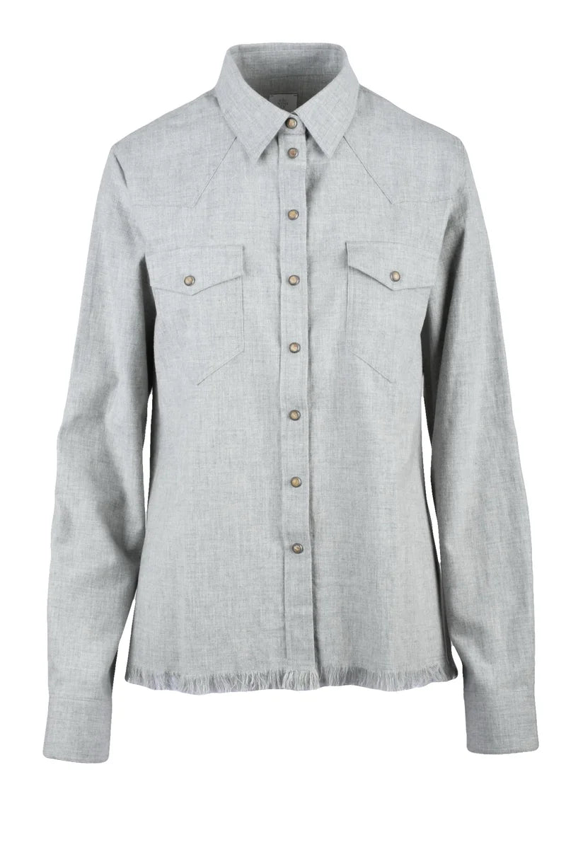 Cotton Shirt - Grey