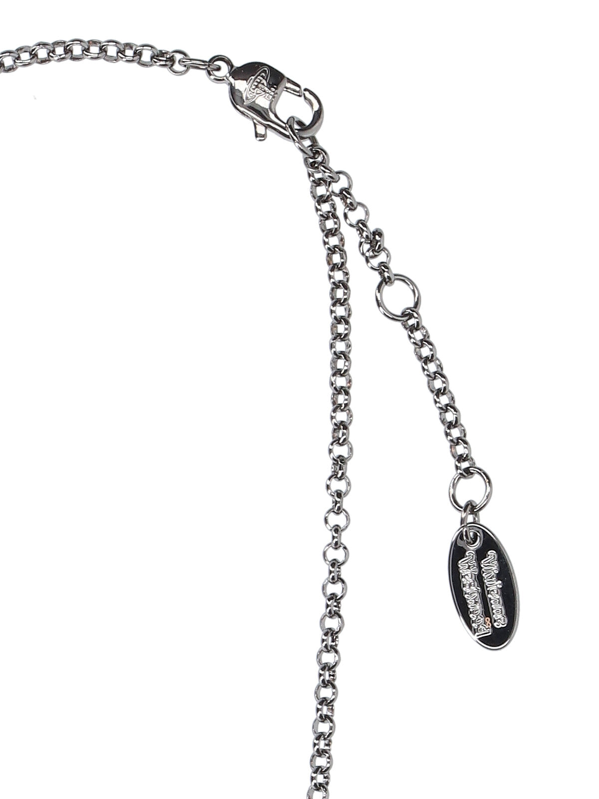 Black Orb Charm Necklace