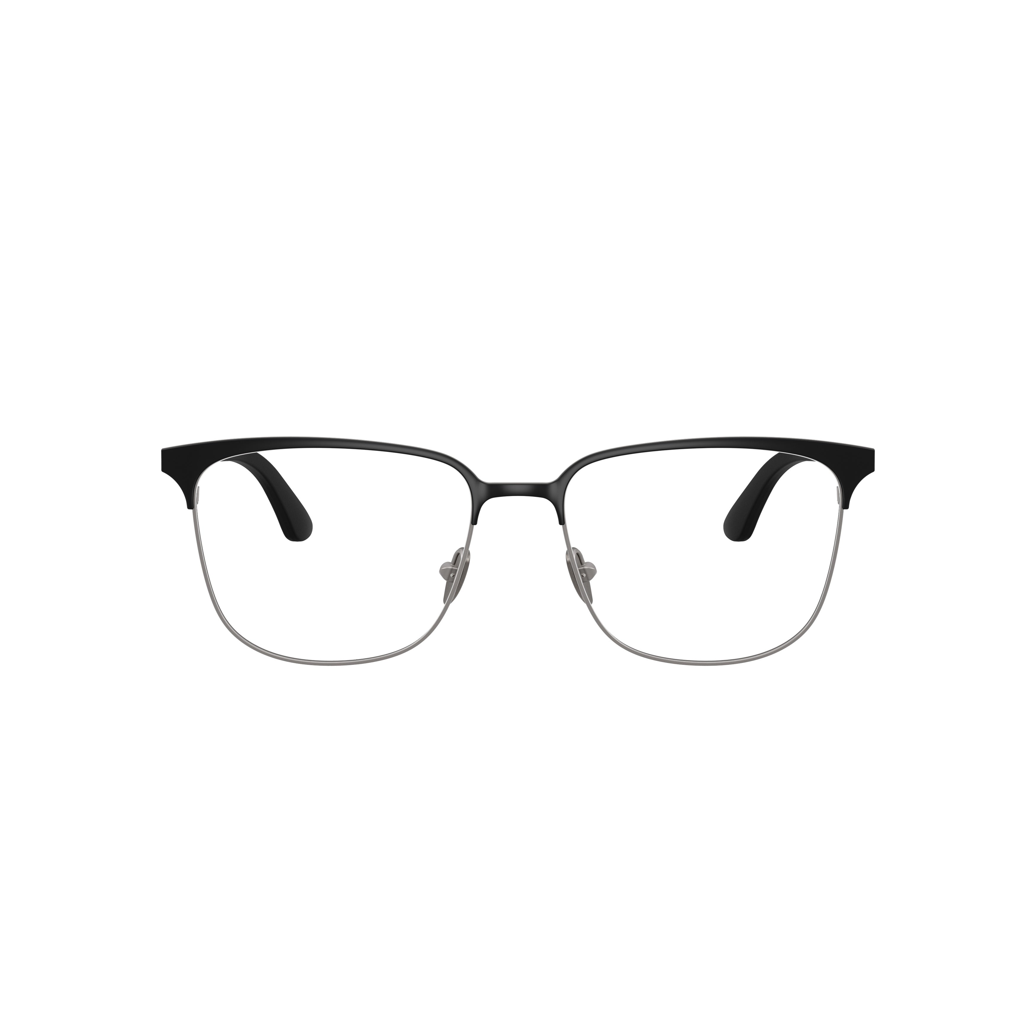 0ar5163 Semi-Rimless Metal Frame Eyeglasses with Adjustable Nose Pads