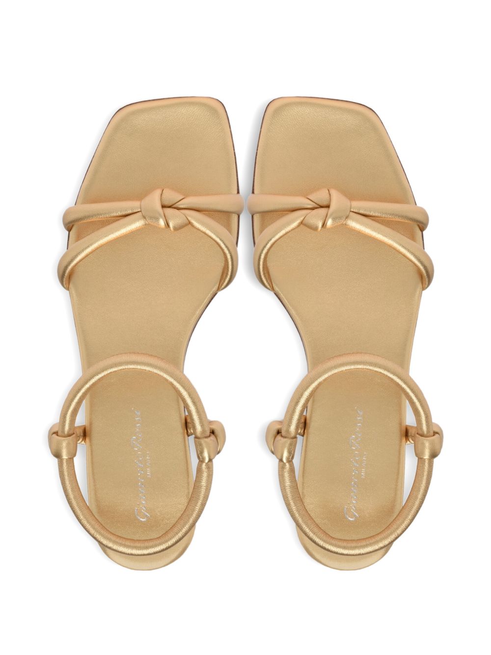 Gold Flats with Knot Detail