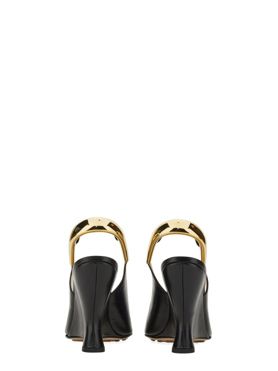 Pointed Toe Slingback Pumps with 10 cm Heel