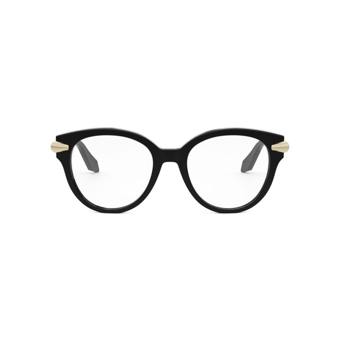 Bv50027i Glossy Black Round Eyeglasses