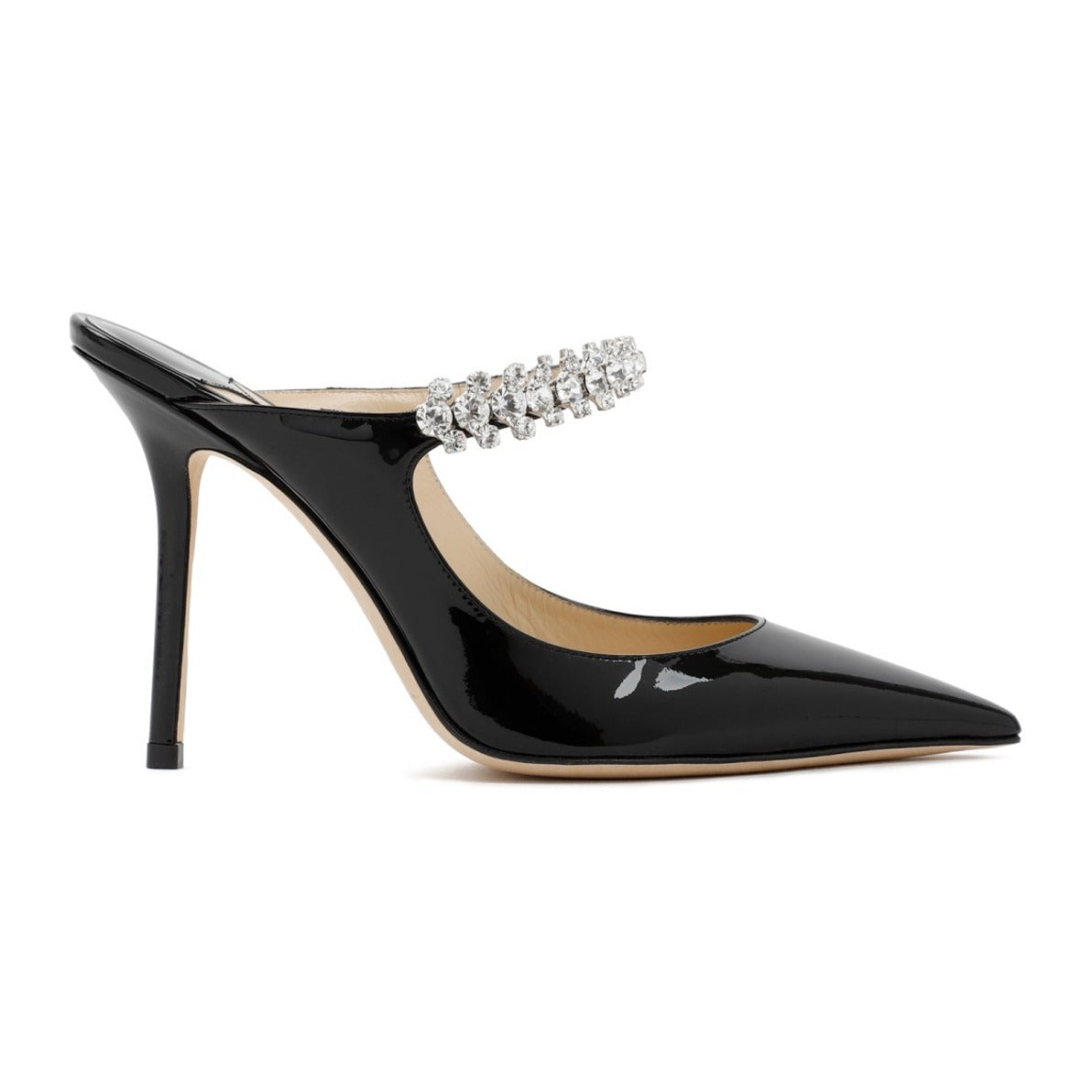 Black Patent Leather Bing 100 Sandals