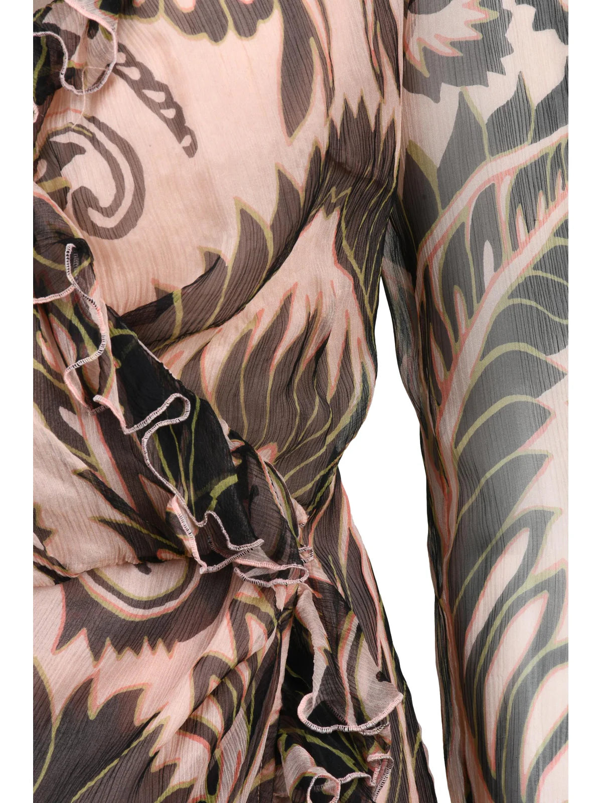 Silk Voile Dress - Multicolor