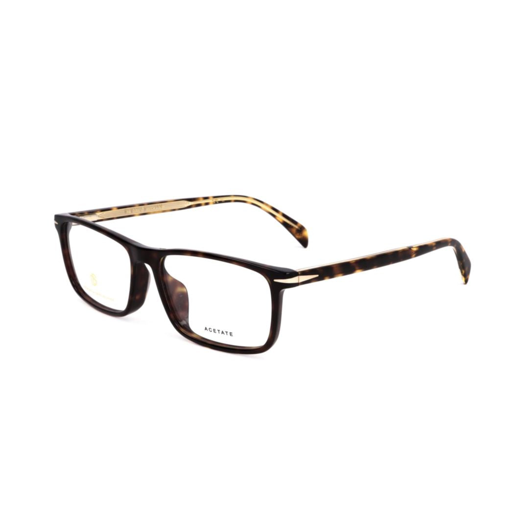 Db 1019/F Tortoiseshell Rectangular Eyeglass Frames
