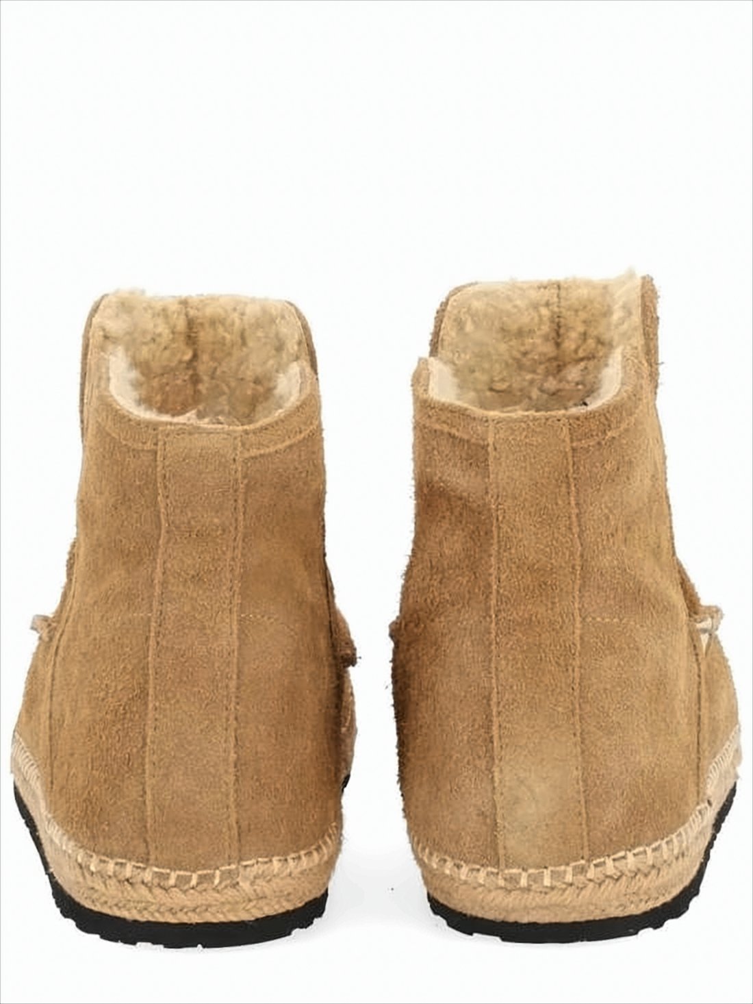 Brown Suede Boots with Plush Lining