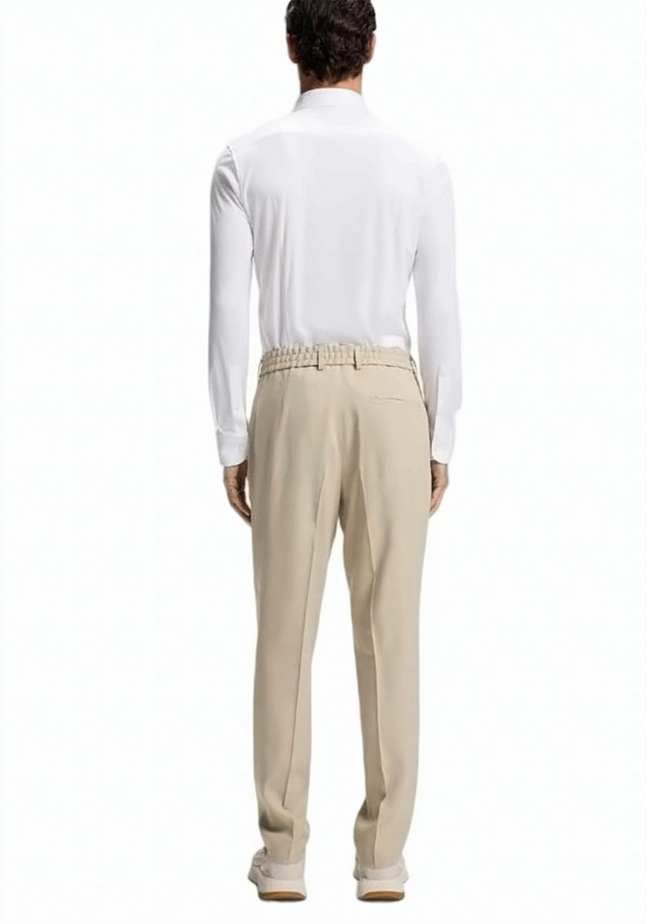 P Perin Tapered Fit Mid Trousers