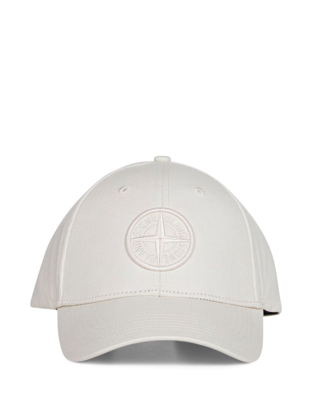 Adjustable White Cotton Twill Hat