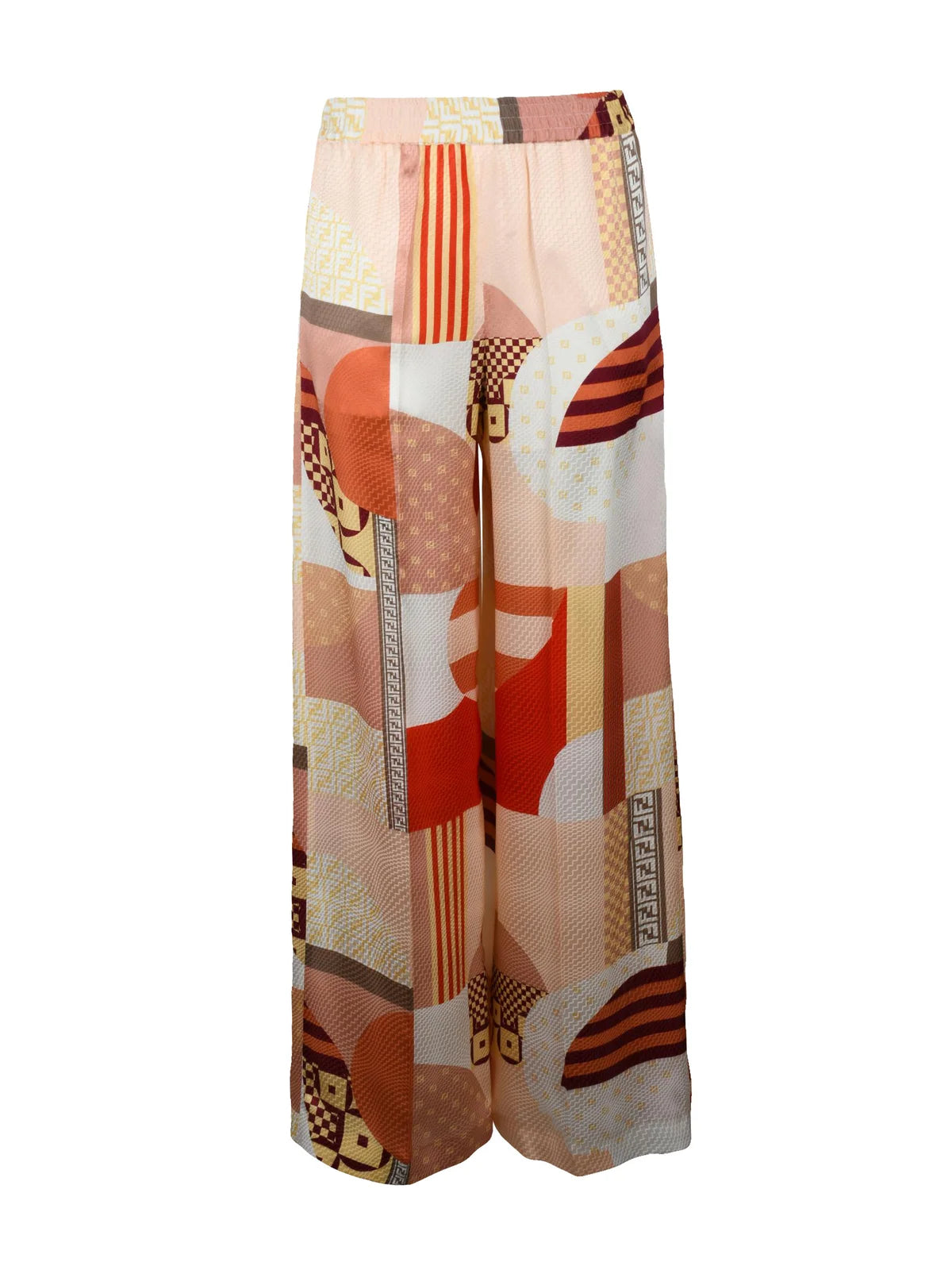 Satin Trousers - Multicolor